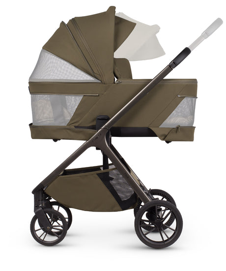 Venicci Tila Travel System with Accessories and Tiago Car Seat & ISOFIX Base - Olive
