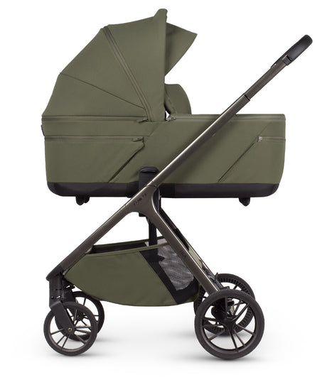 Venicci Tila Travel System with Accessories and Tiago Car Seat & ISOFIX Base - Olive