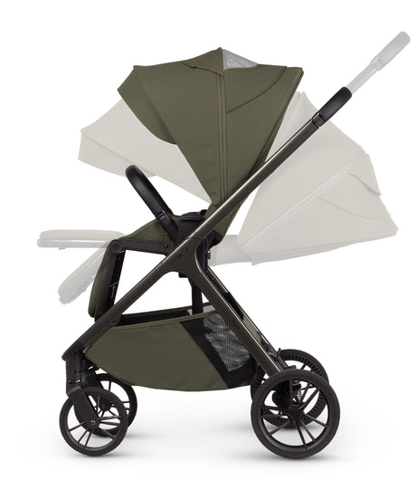 Venicci Tila Travel System with Accessories and Tiago Car Seat & ISOFIX Base - Olive