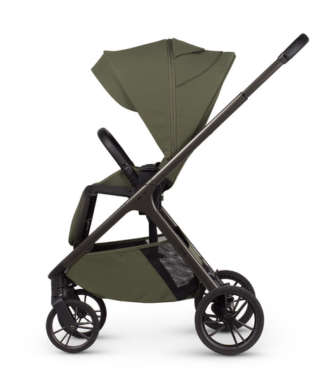 Venicci Tila Travel System with Accessories and Tiago Car Seat & ISOFIX Base - Olive