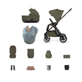 Venicci Tila Pushchair Bundle with Accessories - Olive