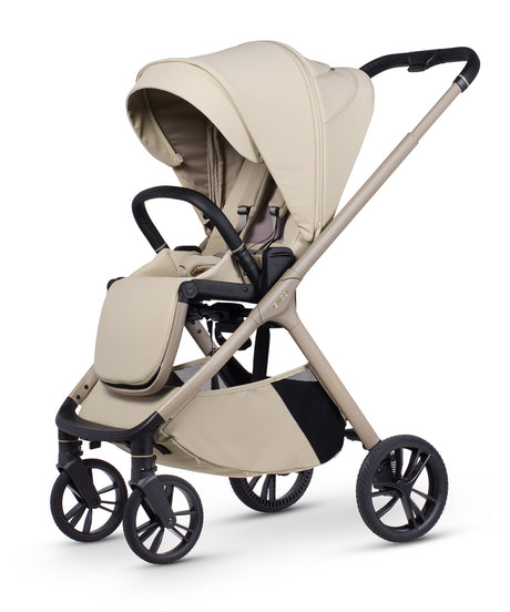 Venicci Tila Ultimate Travel System with Accessories and Tiago Car Seat & ISOFIX Base - Sabbia