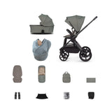 Venicci Upline 3 Pushchair Bundle with Accessories - Aloe