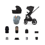 Venicci Upline 3 Pushchair Bundle with Accessories - Onyx