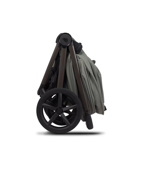 Venicci Upline 3 Travel System with Cybex Cloud T Sepia Black Car Seat & Base T ISOFIX Base - Aloe
