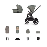 Venicci Upline 3 Pushchair Bundle with Accessories - Aloe