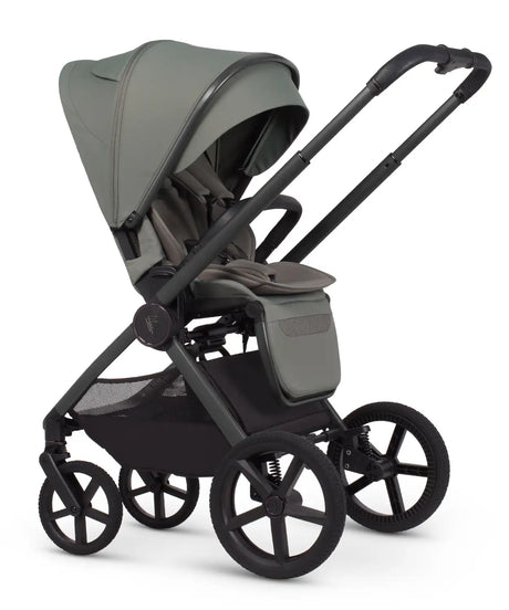 Venicci Upline 3 Travel System with Maxi Cosi Pebble Slide Pro Car Seat & Isofix Base - Aloe