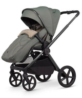 Venicci Upline 3 Travel System with Cybex Cloud T Sepia Black Car Seat & Base T ISOFIX Base - Aloe