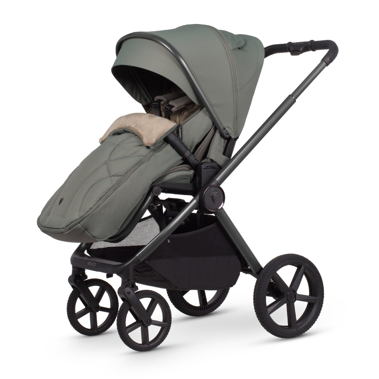Venicci Upline 3 Pushchair Bundle with Accessories - Aloe