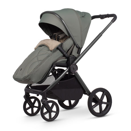 Venicci Upline 3 Ultimate Travel System with Accessories, Tiago Car Seat & ISOFIX Base - Aloe