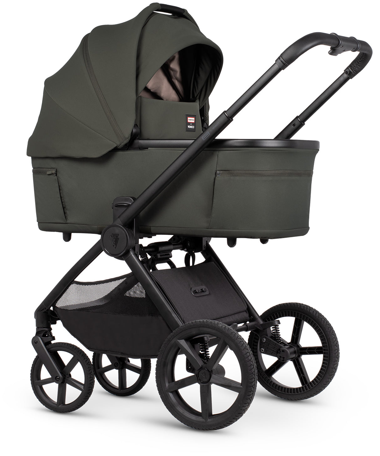 Hunter x Venicci Special Edition Upline 3 Travel System - Luxury Bundle 4 in 1 | Dark Olive