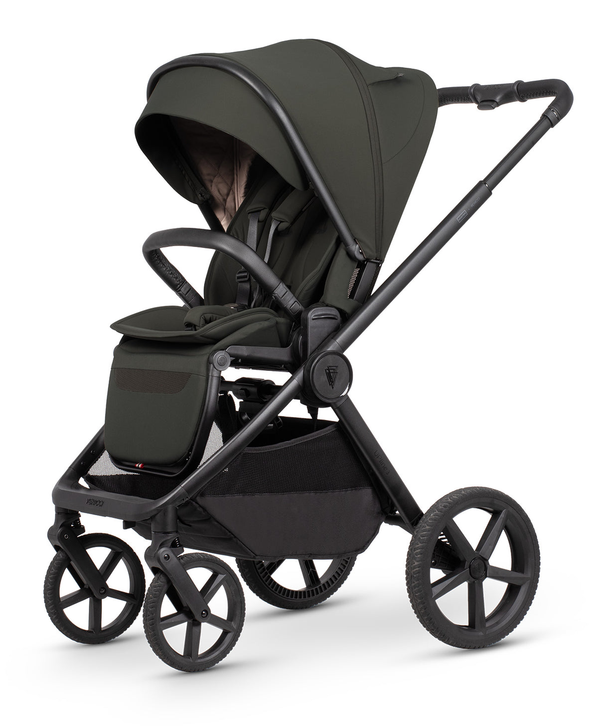 Hunter x Venicci Special Edition Upline 3 Travel System - Luxury Bundle 4 in 1 | Dark Olive