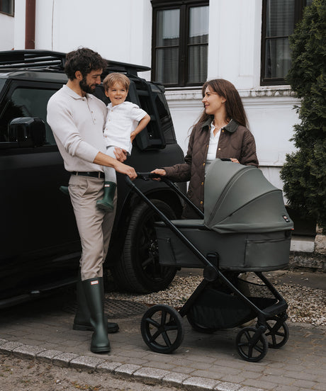 Hunter x Venicci Special Edition Upline 3 Travel System | Luxury Bundle 4 in 1 - Dark Olive