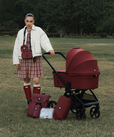 Hunter x Venicci Special Edition Upline 3 Travel System | Ultimate Bundle 4 in 1 Plus - Red
