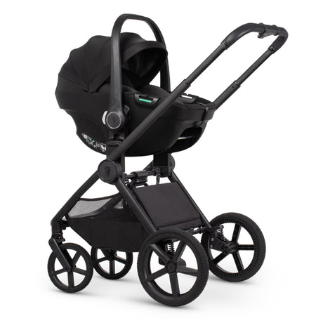 Venicci Upline 3 Ultimate Travel System with Accessories, Tiago Car Seat & ISOFIX Base - Onyx