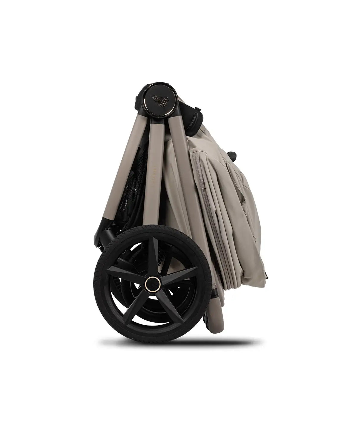Venicci Upline 3 Travel System with Cybex Cloud T Sepia Black Car Seat & Base T ISOFIX Base - Pebble