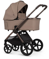 Venicci Upline 3 Travel System with Maxi Cosi Pebble Slide Pro Car Seat & Isofix Base - Sand