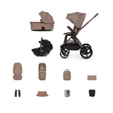 Venicci Upline 3 Travel System with Tiago Car Seat - Sand