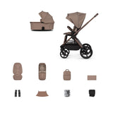 Venicci Upline 3 Pushchair Bundle with Accessories - Sand