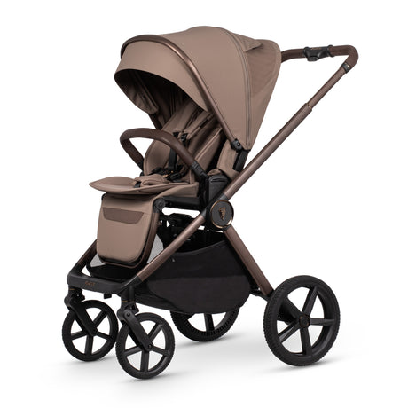 Venicci Upline 3 Travel System with Tiago Car Seat and ISOFIX Base - Sand