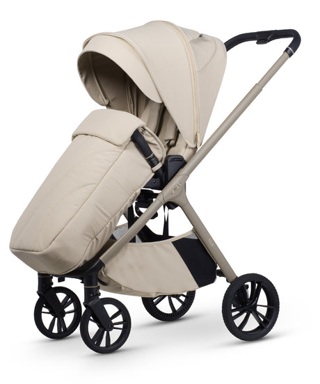 Venicci Tila Ultimate Travel System with Accessories and Tiago Car Seat & ISOFIX Base - Sabbia