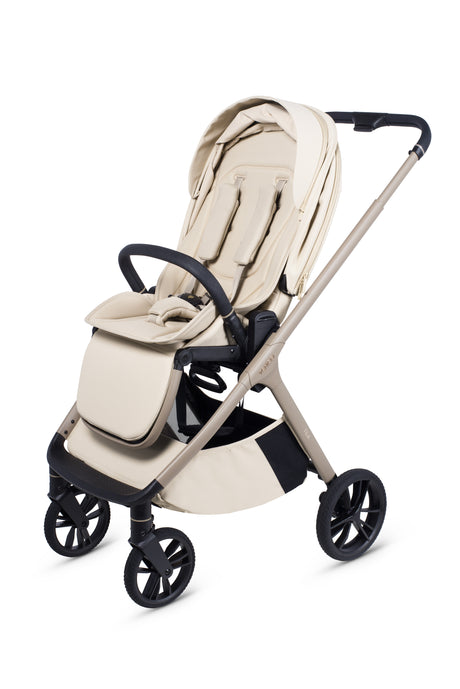 Venicci Tila Ultimate Travel System with Accessories and Tiago Car Seat & ISOFIX Base - Sabbia