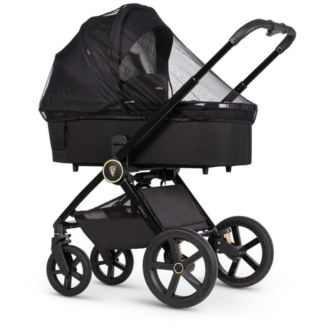 Venicci Upline 2 Travel System with Accessories and Tiago Car Seat - All Black