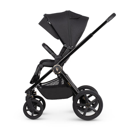 Venicci Upline 2 Travel System with Accessories and Tiago Car Seat - All Black