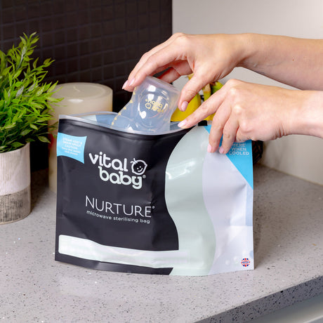 Vital Baby Microwave Sterilising Bags - 5 Pack