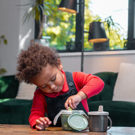 Vital Baby Children's Snack on The Go Pot - Natural Moss