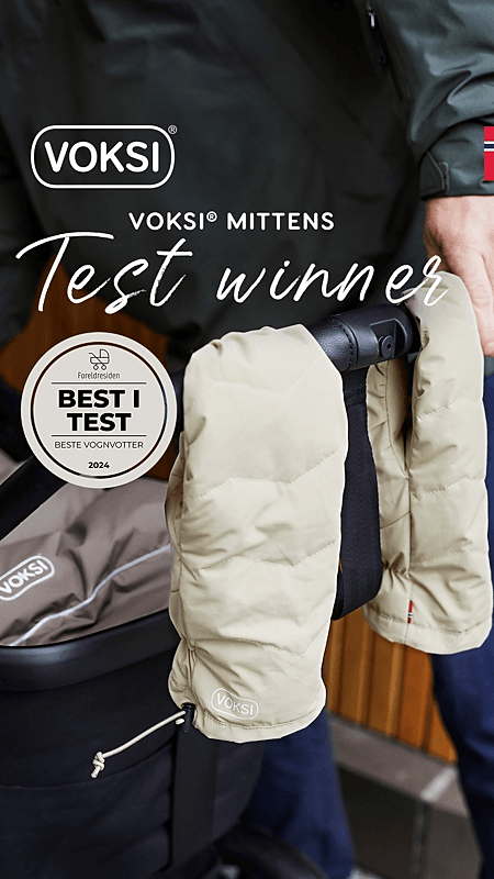 Voksi Pushchair Mittens - Black