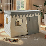 CuddleCo Play House with Bunting - Sea Salt