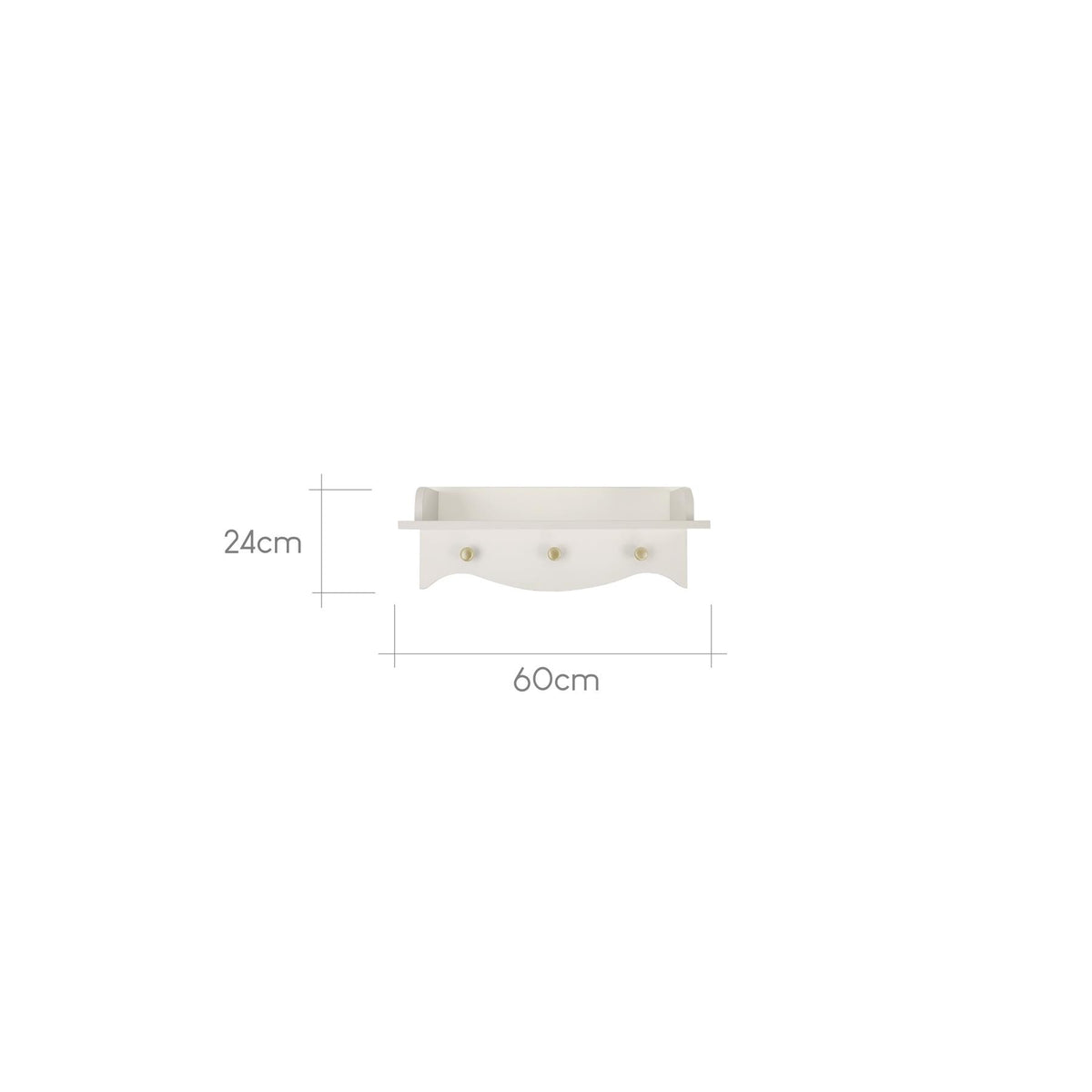 CuddleCo Clara Shelf - Cashmere