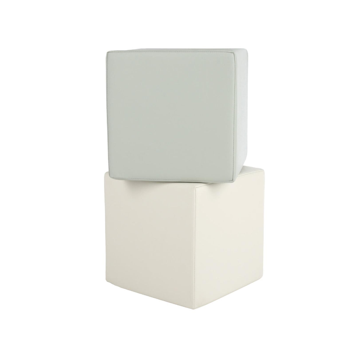 CuddleCo Soft Play Cubes 2pc - Sea Salt/Pebble