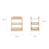 CuddleCo Aria Changing Unit - Rattan