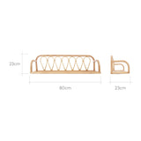 CuddleCo Aria Shelf Large - Rattan