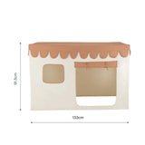 CuddleCo Play House with Scalloped Bunting - Tuscany