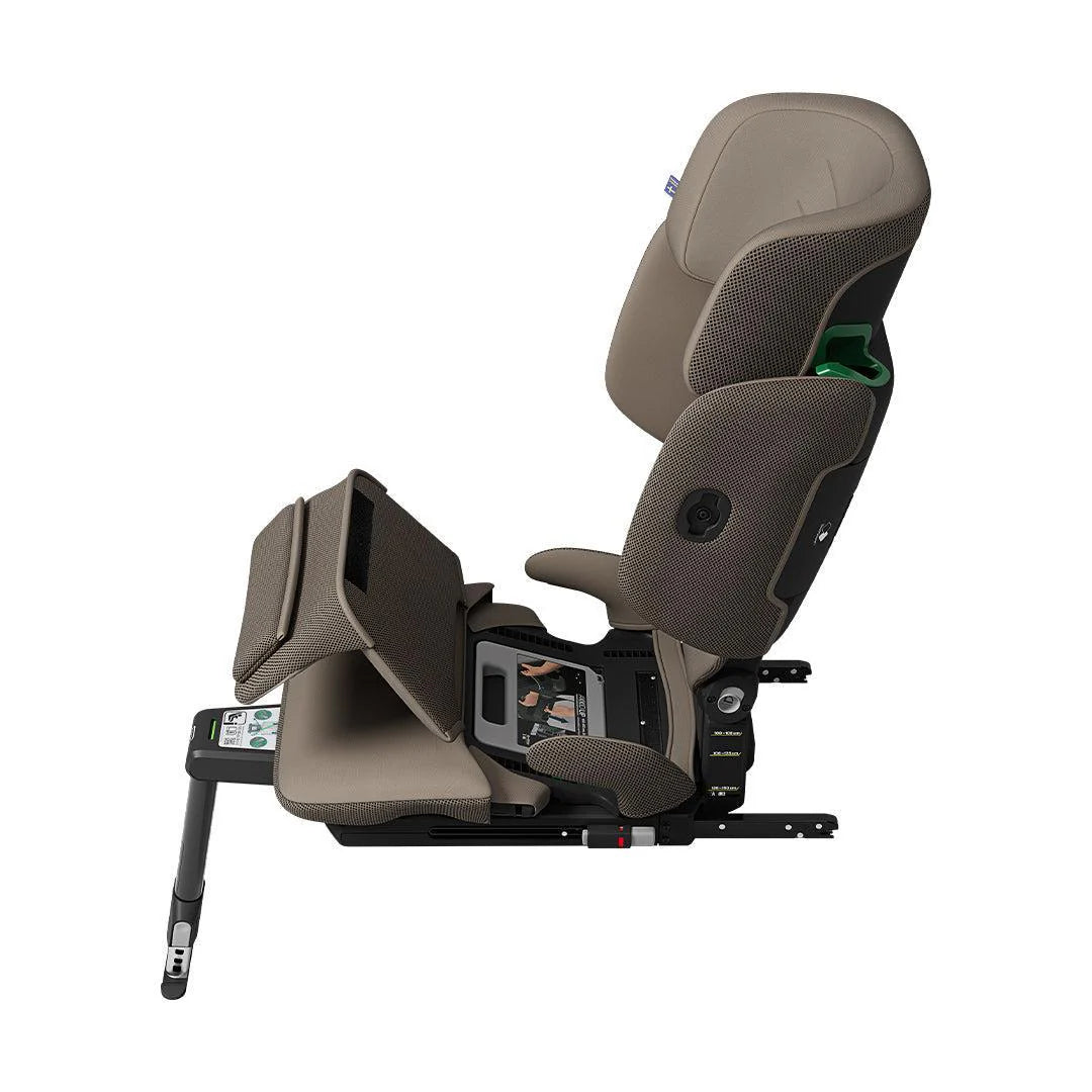 Axkid UP High Back Booster with Footrest - Driftwood Beige