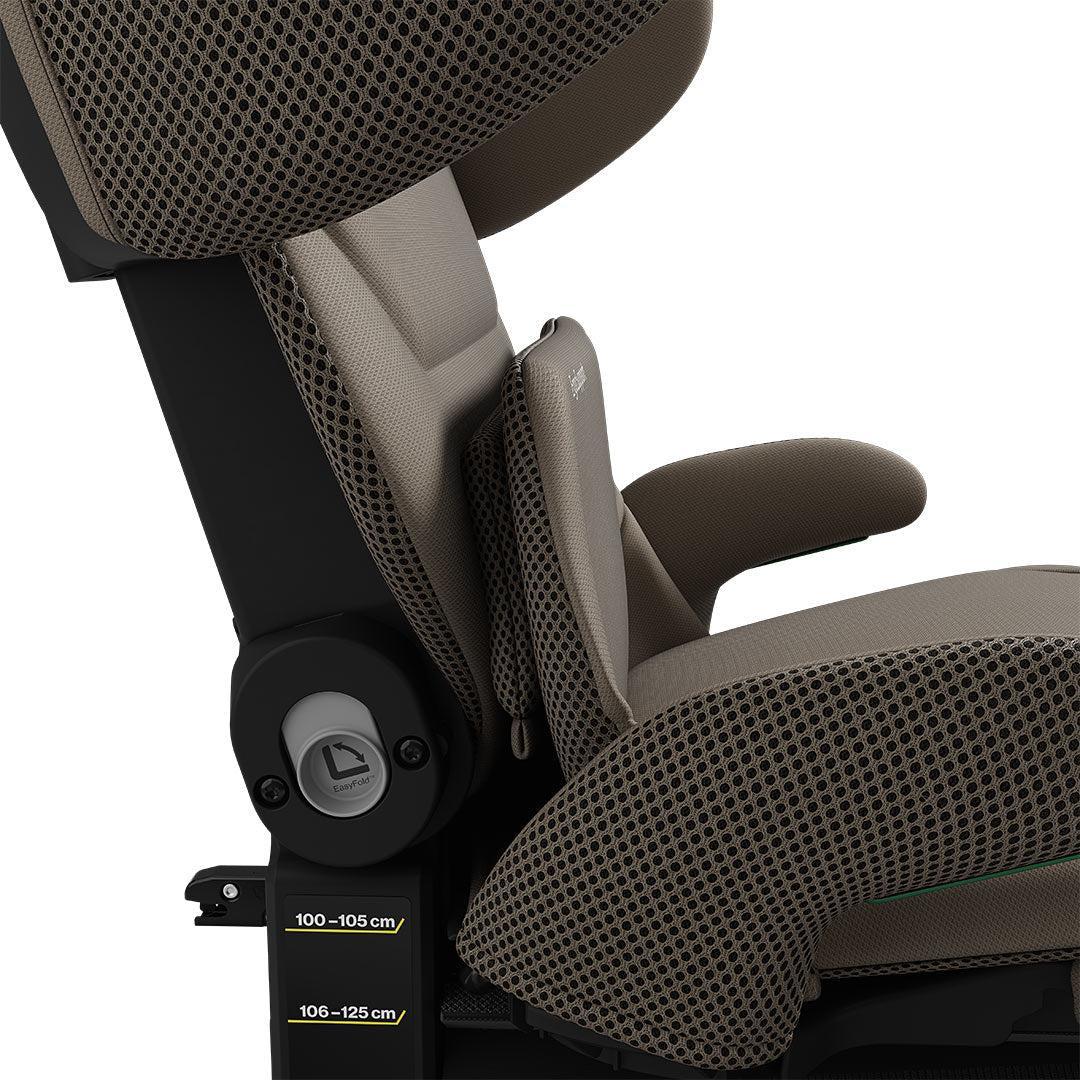 Axkid UP High Back Booster with Footrest - Driftwood Beige