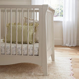 CuddleCo Clara Mini 2 Piece Nursery Furniture Set with Cot Bed and Changer - Cashmere