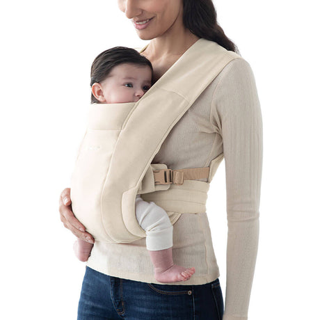 ergobaby Embrace Soft & Snug Knit Baby Carrier - Cream