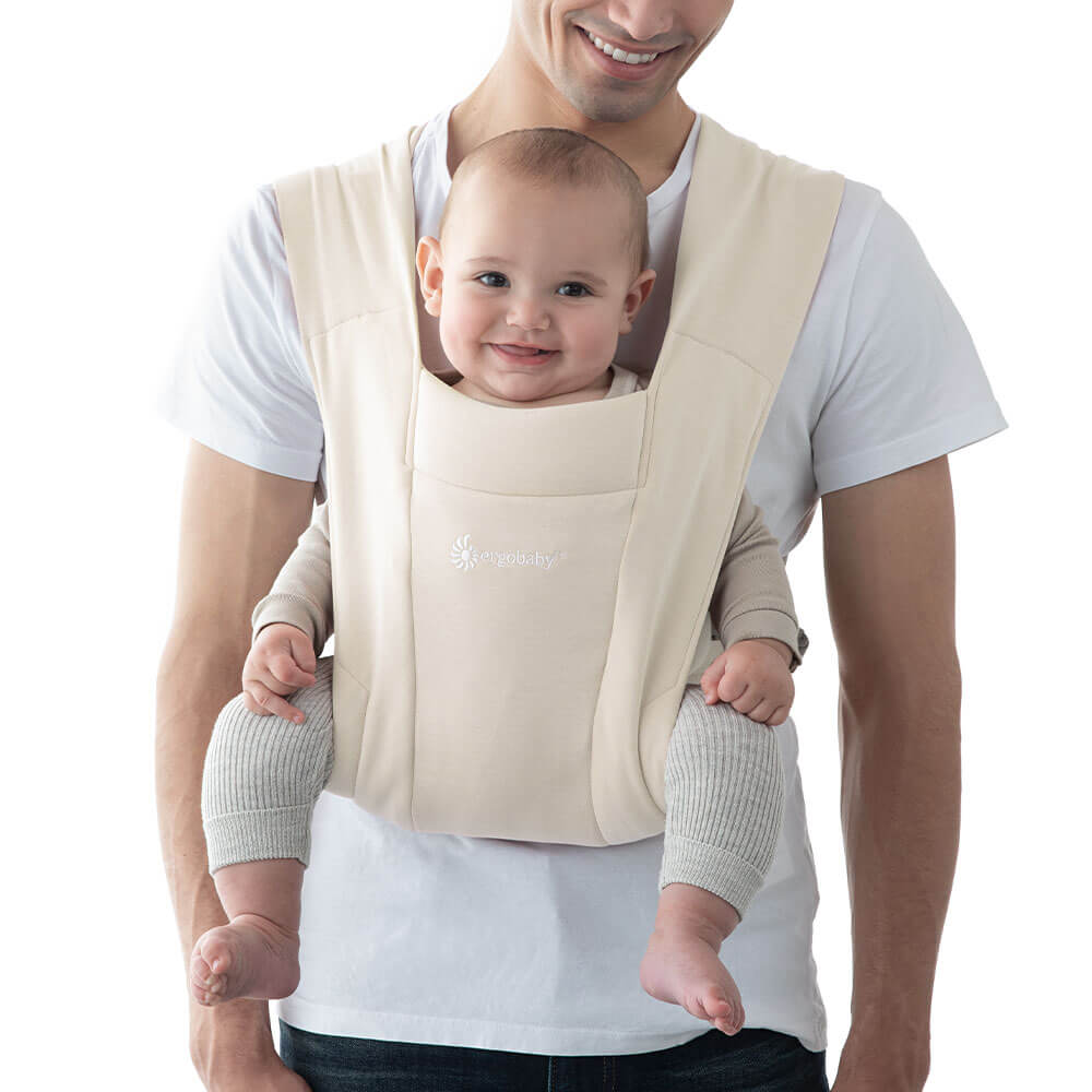 ergobaby Embrace Soft & Snug Knit Baby Carrier - Cream