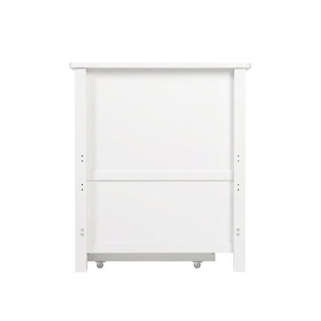 Bebe & Beyond Cot Bed & Dresser 2 Piece Nursery Furniture Set - White 15
