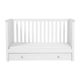 Bebe & Beyond Cot Bed & Dresser 2 Piece Nursery Furniture Set - White 17