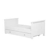 Bebe & Beyond Cot Bed & Dresser 2 Piece Nursery Furniture Set - White 18