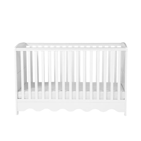Bebe & Beyond Cot Bed & Dresser Two Piece Room Set - White 12