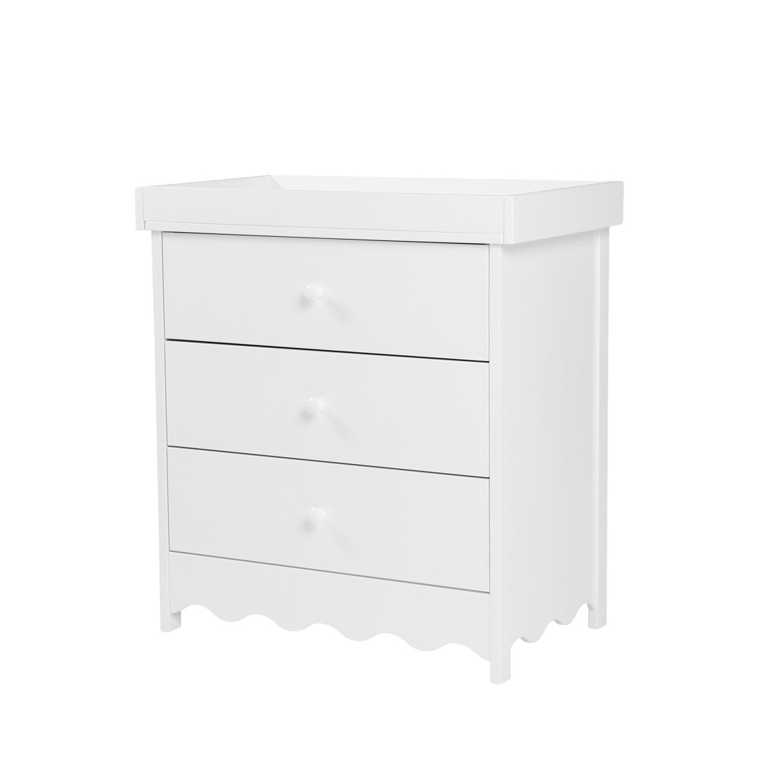 Bebe & Beyond Cot Bed & Dresser Two Piece Room Set - White 17