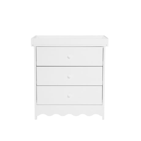 Bebe & Beyond Cot Bed & Dresser Two Piece Room Set - White 19