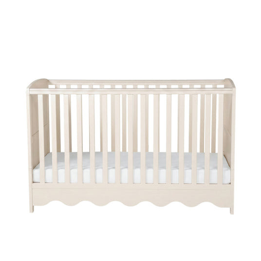 Bebe & Beyond Dancer Cot Bed & Dresser 2 Piece Nursery Furniture Set - Cashmere 12