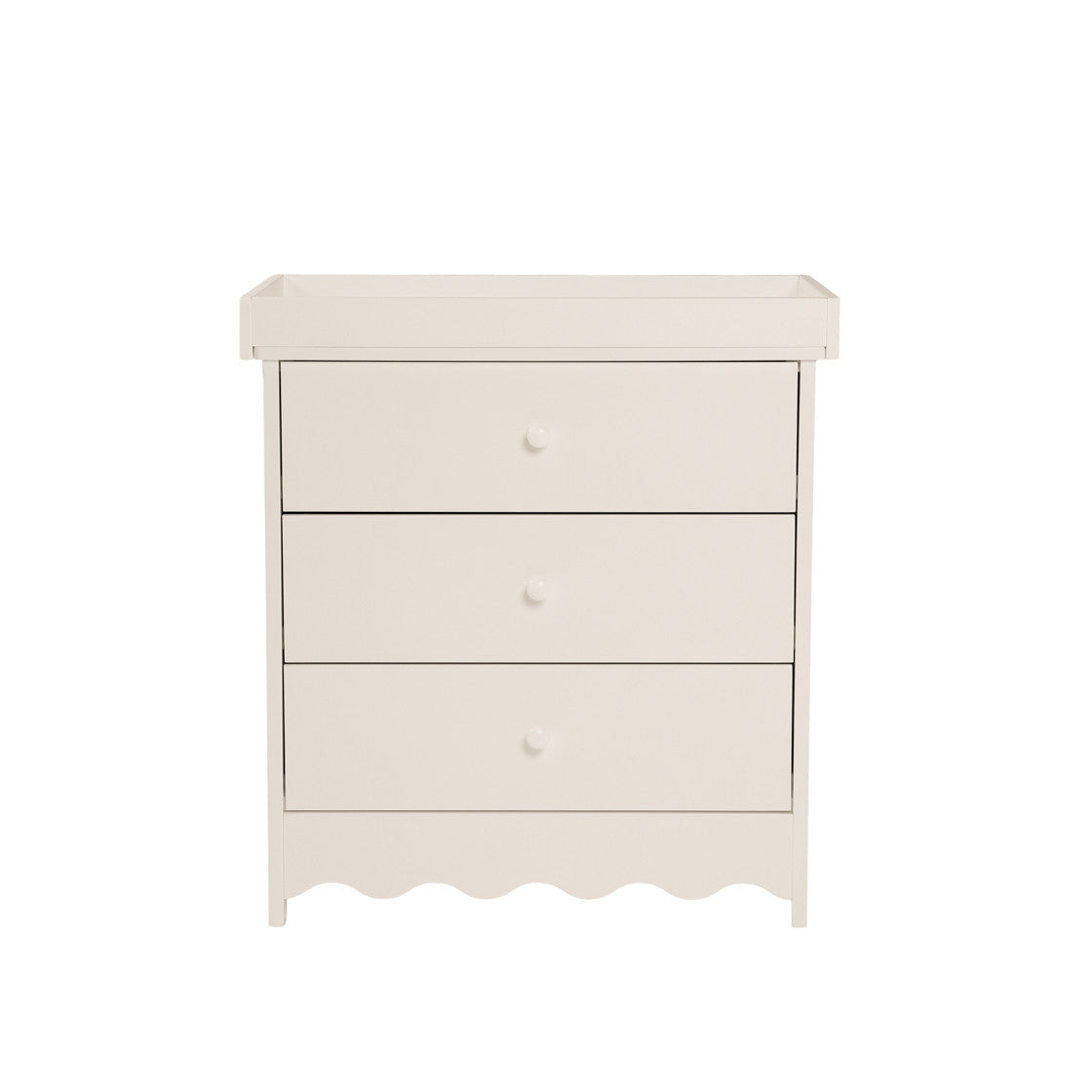 Bebe & Beyond Dancer Cot Bed, Dresser & Wardrobe 3 Piece Nursery Furniture Set - Cashmere 21